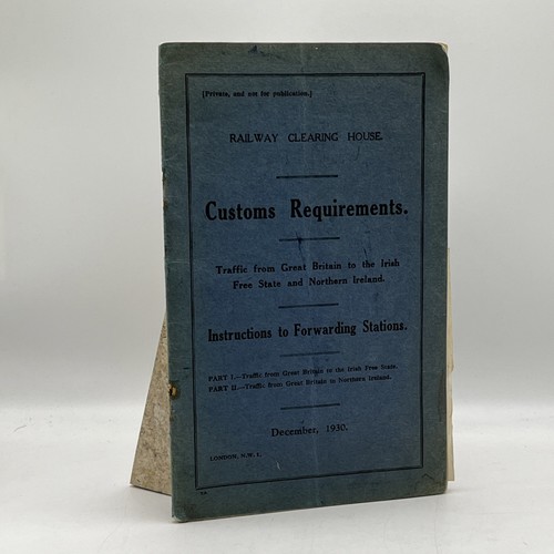 Railway clearing house customs - house,