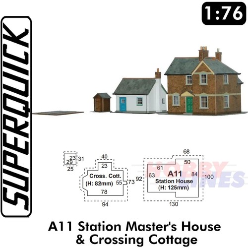 Station house and crossing - station,